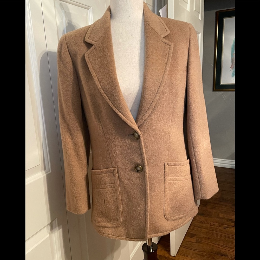 Anne Klein camel hair jacket